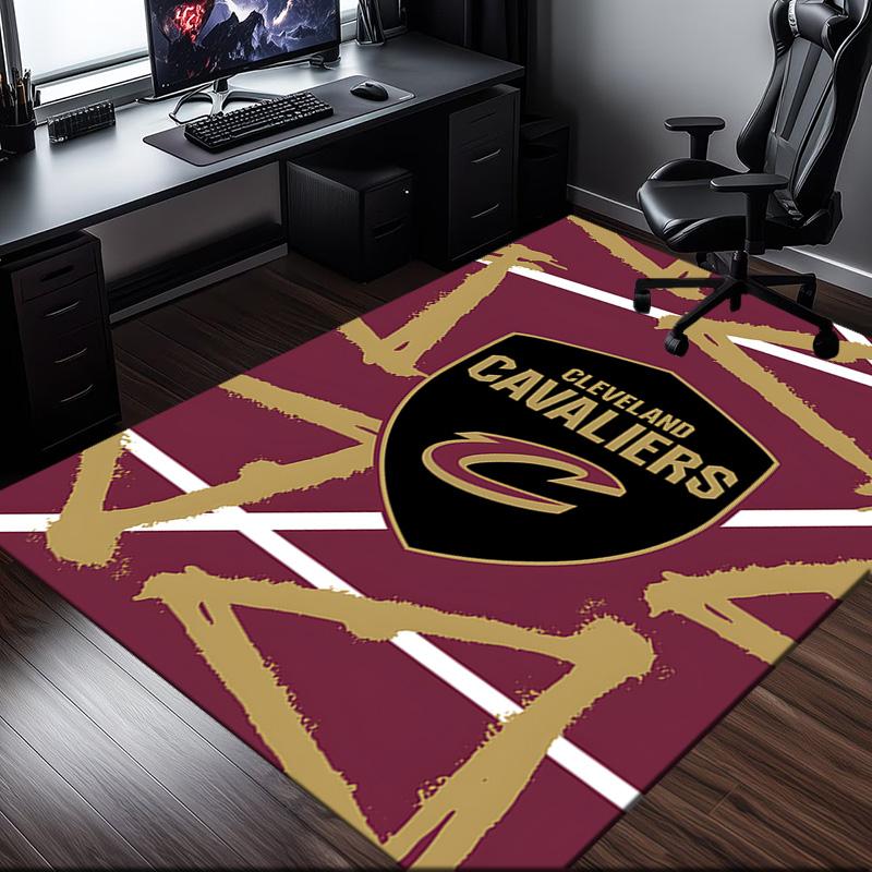 Cleveland Football Rug Office Carpet Non-Slip Mat, Chair Rug Floor Covering for Gaming, Bedroom, Living Room , Home Decor Christmas Gift