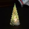 Heimtisch Party Dekor Anhänger Frohe LED Farbwechselndes Mini Weihnachtsbaum LED Elektronisches Spielzeug