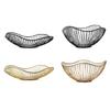 Moderne Metalen Fruitmand Elegante Snacks Brood Serveerschaal Decoratieve Opbergmand voor Keukenblad