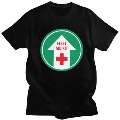 Custom First Aid Emergency Medicine T Shirts for Men 100% Cotton Tee Tops Doctor Nurse Tshirt Short Sleeve Fashion T-shirt - ...