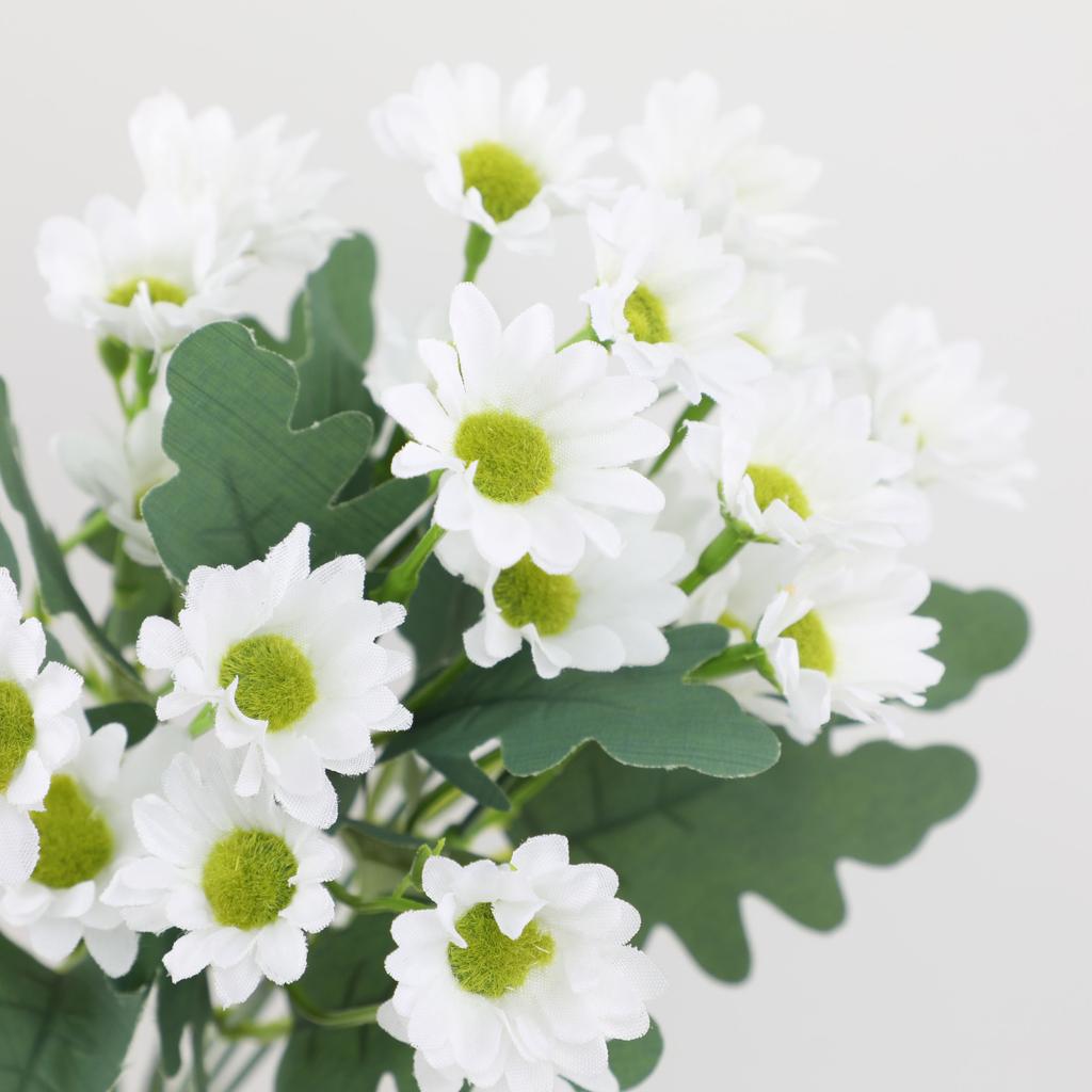 2Pcs Artificial Daisy Flowers Fake Chamomile Bouquet Floral Arrangement Decor for Wedding/Home/Photography Props