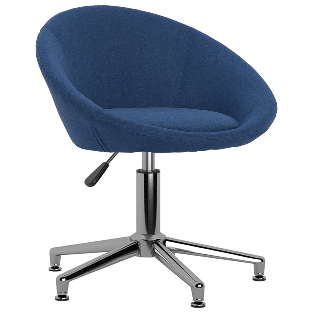 Buy Swivel Office Chair Blue Fabric at affordable prices — free