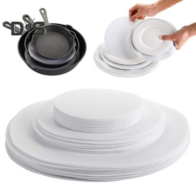 60 pz / set divisori per piatti in feltro 3 dimensioni spesse rotonde impilabili pentole pan Cina separatori per piatti pastiglie tappetini protezioni forniture da cucina