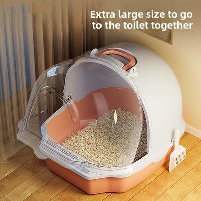 Cat Litter Box Oversized Fully Semi-closed Drawer Cat Toilet Deodorant and Anti-splash Cat Litter Basin Cat Supplies
