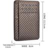 Credit Card Storage Bag Men's Slim and Simple Front-pocket Wallet  Portable Leather Wallet