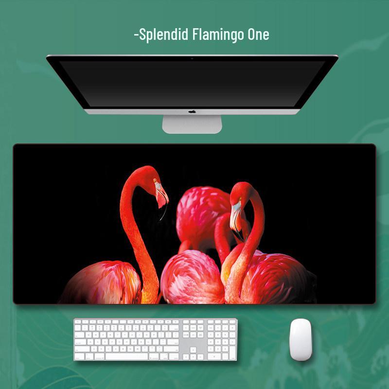 Extra Large Anime Esports Mouse Pad with Stitched Edges for Men and Women, Computer Desk Mat and Keyboard Pad