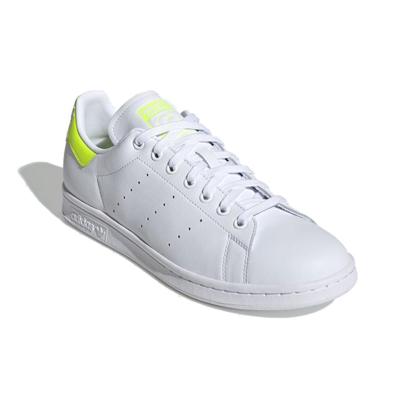 Adidas Stan Smith White Neon Yellow Sneakers EE5820