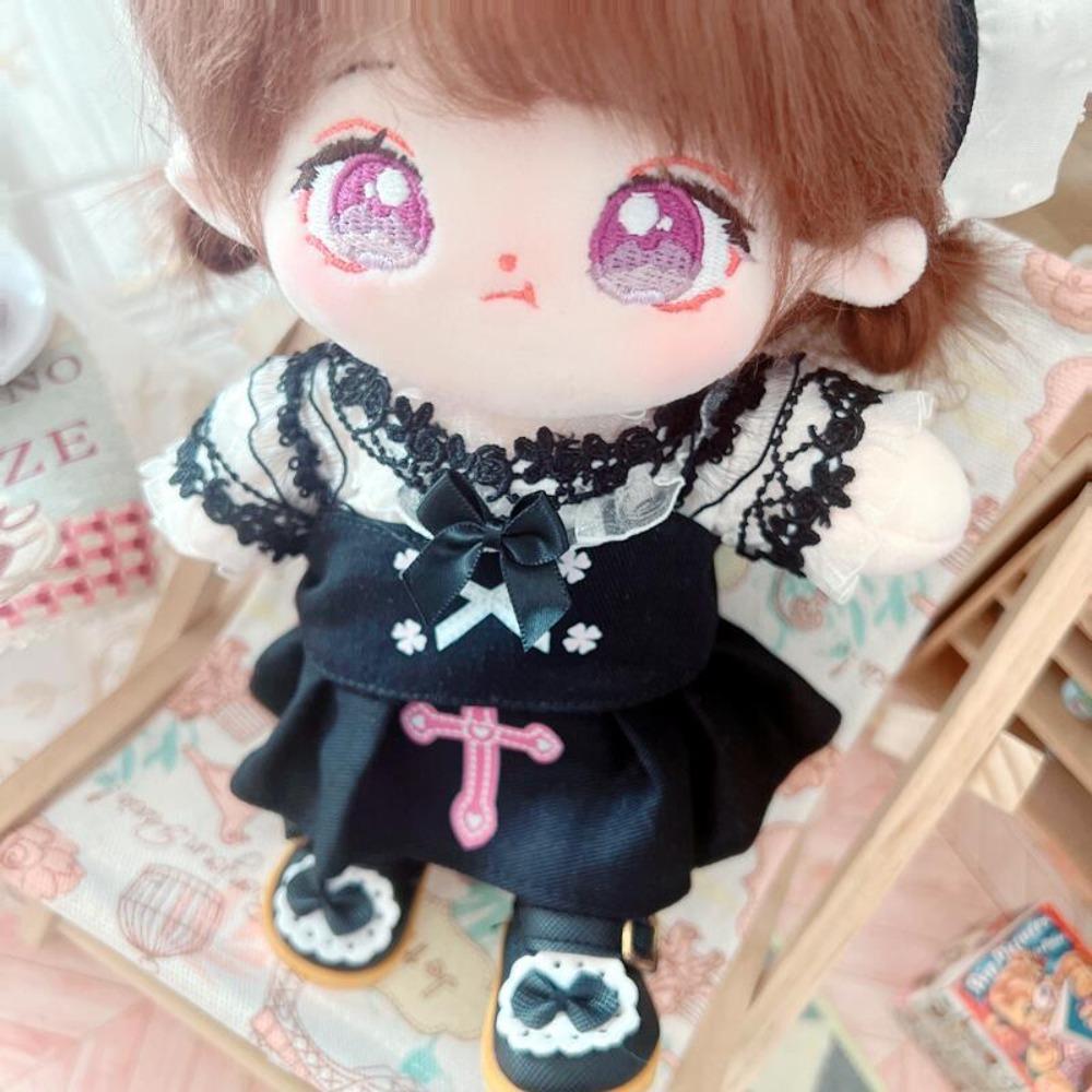 Lolita 20cm Cotton Doll Clothes Maid Dress Plush Doll Clothes Children's Gift