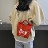 Carto embroidered handbag - casual and fashiable, single shoulder bag, lightweight, suitable for commuting, crossbody bag