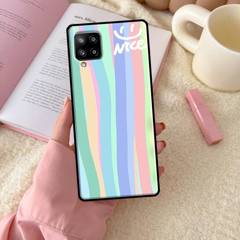 Rainbow Cute Cartoon For Samsung Galaxy A54 A34 A14 A52 A32 A12 A13 A33 A53 A15 A16 A26 A36 A56 A06 A35 A55 Case