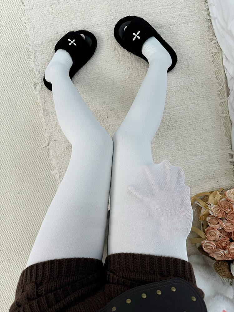 120D Basic Pressure Tights Women Solid High Waist Elastic Nylon Pantyhose 2026 Spring Y2K Girls Stocking For Streetwear