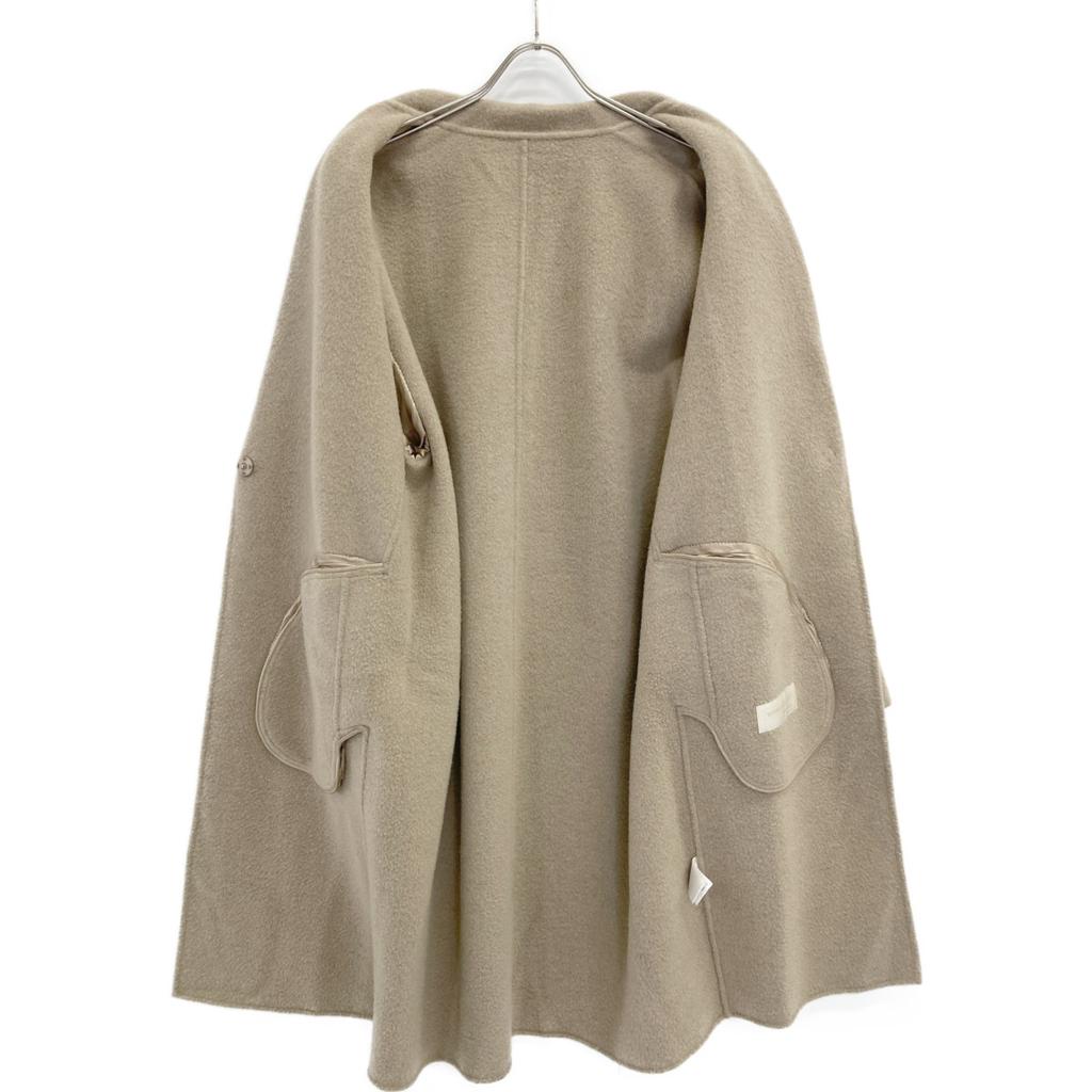 INED Brown Wool Chesterfield Coat Coat 7 beigeUsed