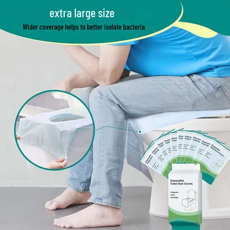 OEING Disposable Extended Travel Toilet Seat Covers