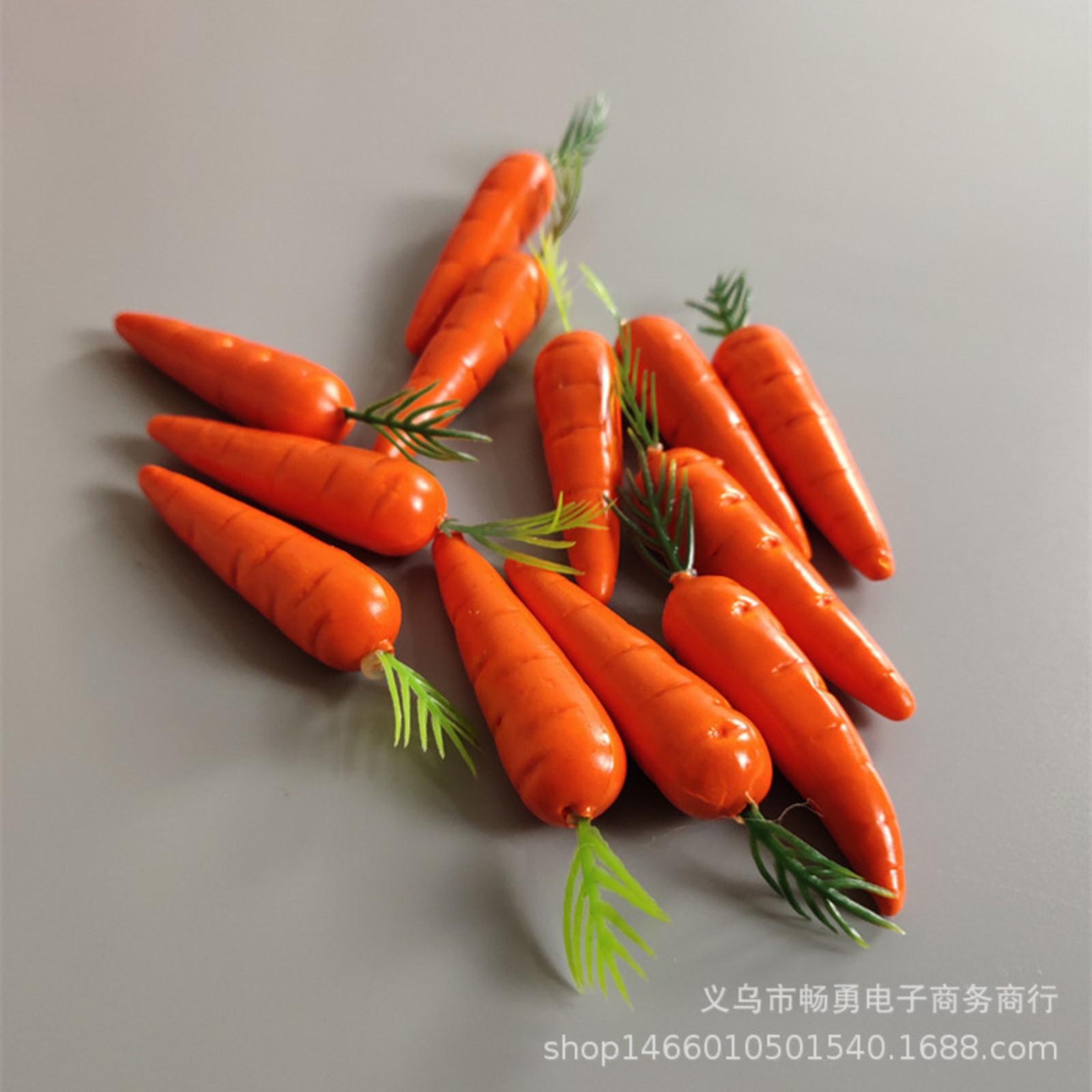

Miniature Forest Villa Dollhouse Accessories Vegetable Food Toys Realistic Carrot Carrot Vegetable One Size помаранчевий