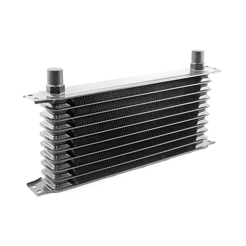 7/10/13/15 Rows Oil Coolers Kit 10AN Transmission Engine Coolers Universals Aluminium Black Car Engine Cooling
