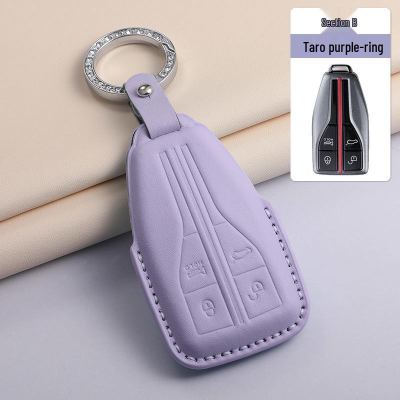 2023 Hongqi H5 Key Cover: Compatible with 24 Models, Premium Blue Shell for HS5, H9, EQM5, and HS7