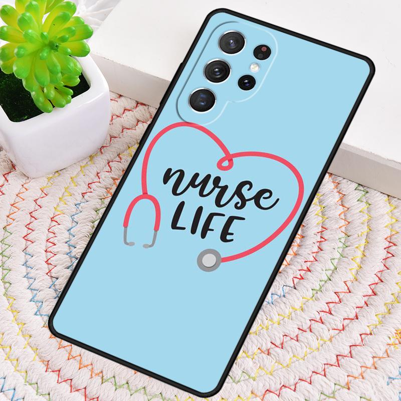 

Nurse Medical Medicine Silicone Phone Case For Samsung Galaxy note 10 pro S26 S25 S24 S23 S22 S21 Plus S25Ultra Capa Cover Galaxy S24