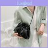 Wrinkled Dumpling Wrap Crossbody Bag Soft Compact Handbag For Women Daily Outfit