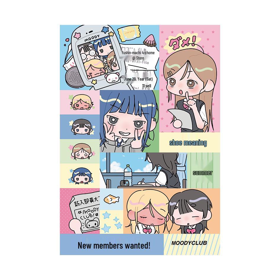 Adorable Shibuya Diary Stickers: Japanese-Inspired DIY Creative Korean Guka Planner