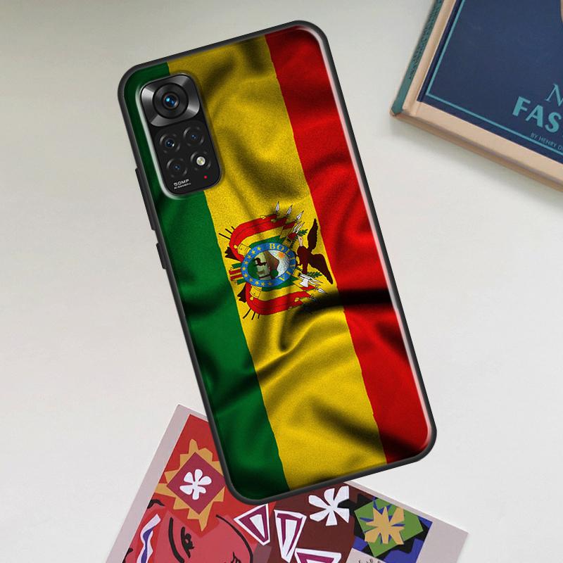 Bolivia Flag Art Case For Xiaomi Redmi Note 12 Pro Plus 8 9 10 11 Pro 8T 9S 10S 11S 12S 9C 10A 10C 12C Cover