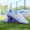 Yuxing shoe factory new football shoes upper T rubber sole waterproof strong grip men and women and children