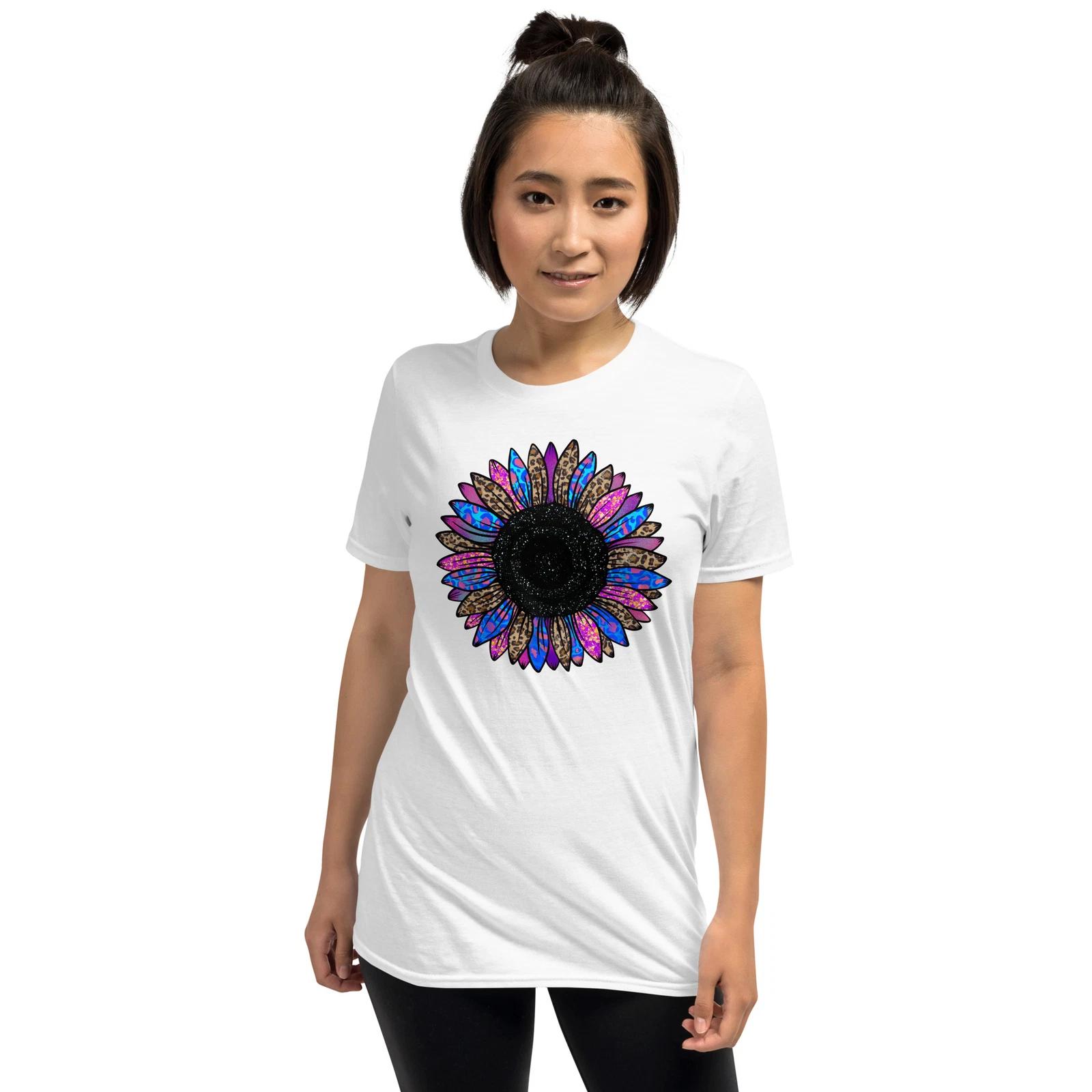 Sunflower Unisex T-Shirt, flower nature garden plants sunshine hiking trail L