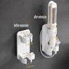 Wall Mounted Hair Styling Station - Curler, Straightener, And Dryer Holder, Bathroom Organizer For Home Accessories-ABSW