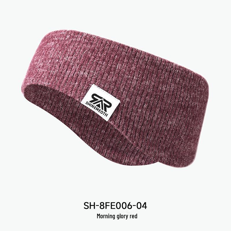 Sunmoss Women's Double-Layer Windproof Sports Headband - Warm Ear Protection for Autumn and Winter Running