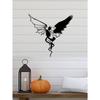 1pc Gothic Demon Angel Metal Wall Art Gothic Home Decor Iron Craft Ornament For Room Personalized Gift