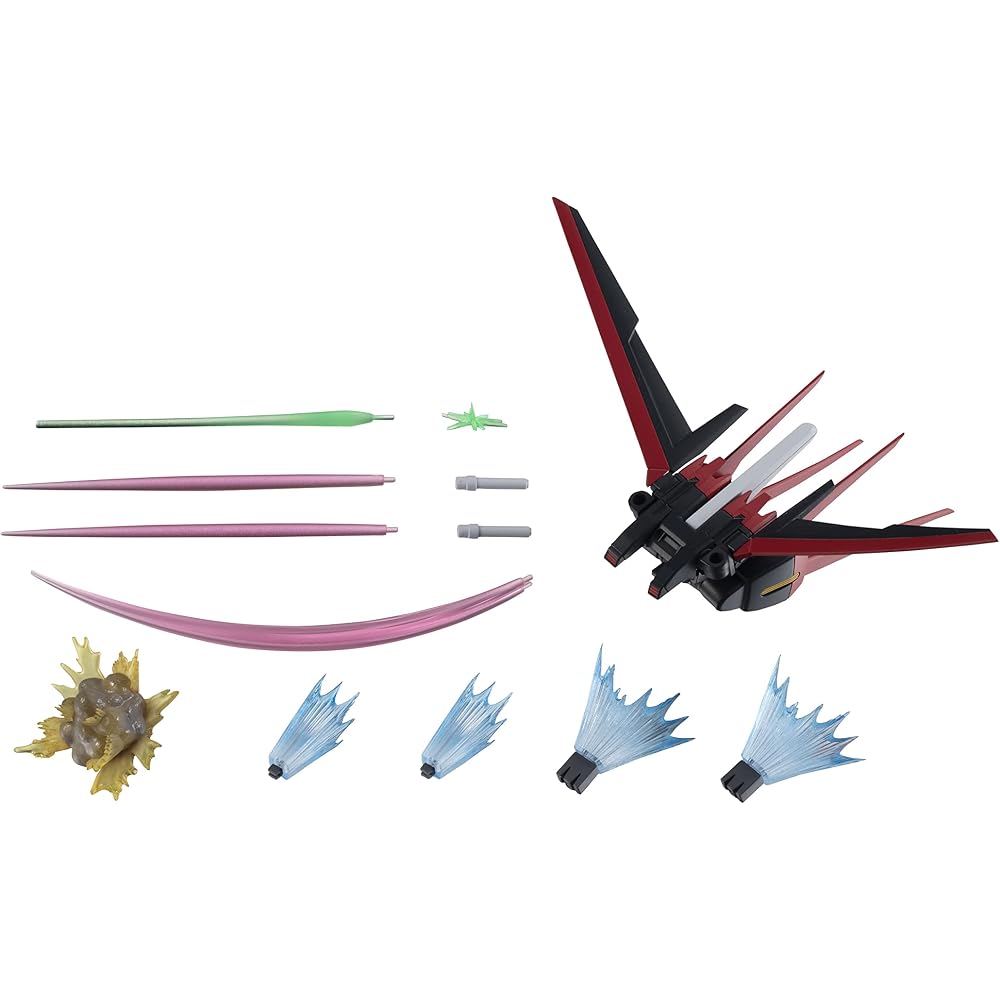 TAMASHII NATIONS ROBOT Soul Mobile Suit Gundam SEED [SIDE MS] AQM/E-X01 Yale Striker & Effect Par...
