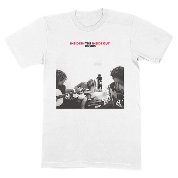 Футболка The Kooks Band Белая Полного размера Подарок Другу BT507 Унисекс Футболка XXL