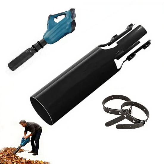 1/2Pcs Leaf Blower Air Booster with Strap Universal Leaf Blower Nozzle Attachment Faster Outdoor Yard Cleanup Lawn Care Leaf Blower Airflow Amplifier