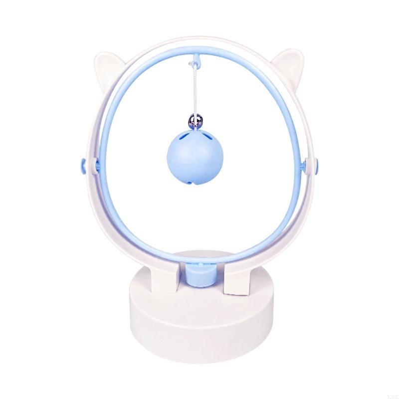 

Cats Teaser Ball Toy Interaction Exercise Electric Swing Teaser Training Toy X3UC синий