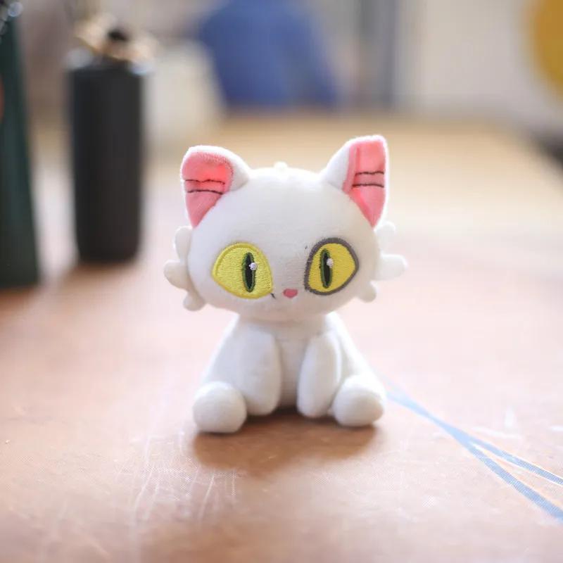 Kawaii Suzume No Tojimari Daijin Katze Schlüsselanhänger Figur Anime Actionfigur Schreibtischpuppe Sammlerspielzeug für Kinder Geschenk