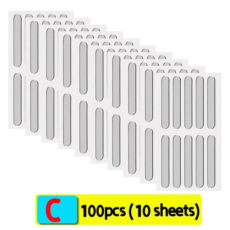 Transparent Self-Adhesive Door Stop Strips Silicone Cabinet Bumpers Furniture Drawer Anti-collision Seal Tape Wall Protector Pad