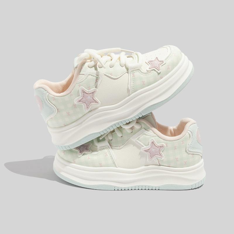 Нескользящая обувь - Новый стиль, Толстая подошва, Повседневная и модная, Универсальная спортивная обувь, Обувь без шнурков 35