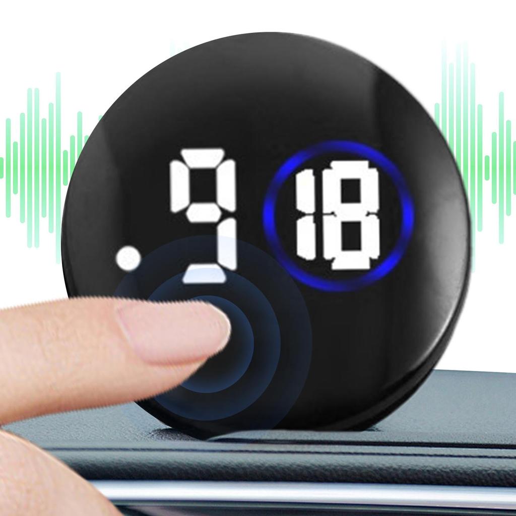 Car Dashboard Clock, Car Clock, Luminous Stick-on Clock for Car
