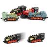 Simulation Retro Steam Train Toy Kit Pull Back Simulation Steam Train Model Toys for Boys and Girls Gift