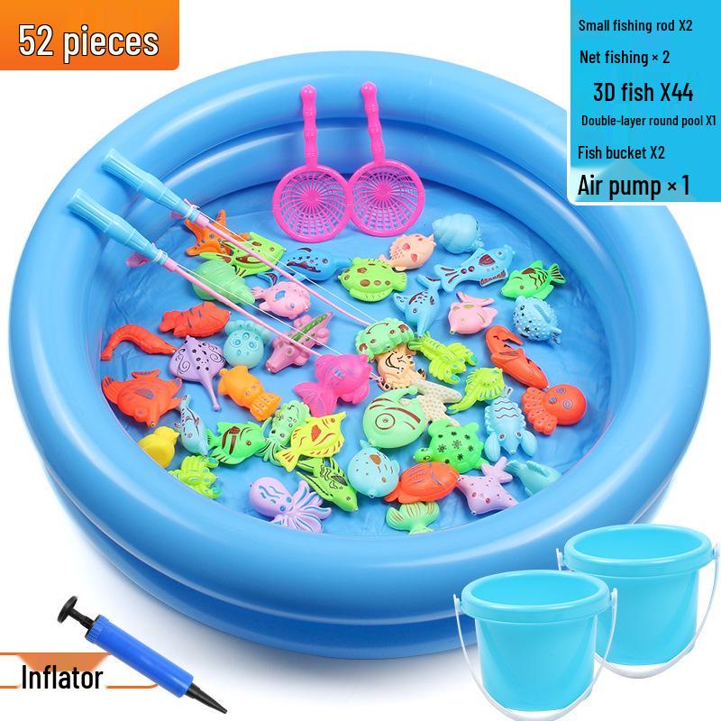 Children's Magnetic Fishing Toy Set – Summer Educational Role-Playing Game for Kids