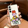 Cute The P-Powerpuff-es Cartoon Girls Clear Phone Case for Samsung Galaxy A71, A70, A52, A51, A40, A30