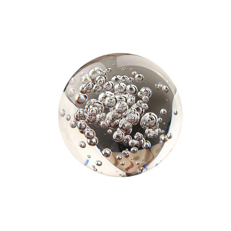 Resin Handicrafts Geometric Crystal Ball Palm Ornament Artistic Hand Sculpture Ball Handler Decorative Figurines Home Decoration