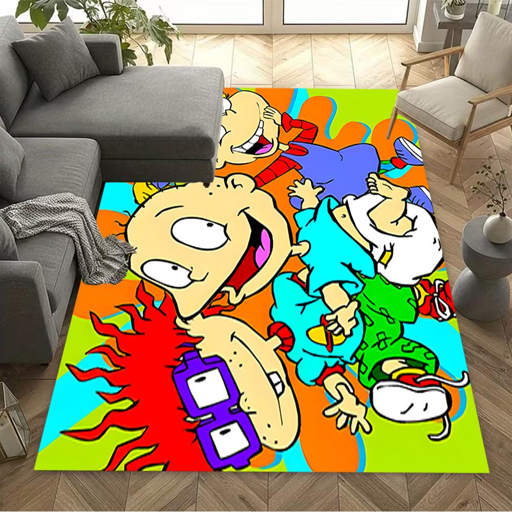 Rugrats Adventure Time Floor Mat Perfect for Kitchen Living Rooms Dormitory Bedrooms Antislip Carpet Decorate Offices Perfect Gift for Friends & Famil