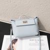 All-matching Retro Design Top-layer Cowhide 2026 Lock-up Fashionable Casual Commuting Portable One-shoulder Cross-body Bag