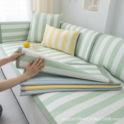Sofa Cushion Summer Ice Silk Mat Non-slip Cushion Summer Rattan Mat Simple Modern Small Fresh Sofa Cover Cover