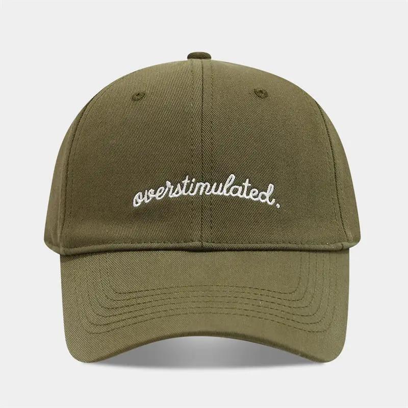 

LDSLYJR Four Seasons Cotton Letter Casquette Baseball Cap Adjustable Outdoor Snapback Hats for Men and Women 129 56-60cm adjustable армія зелений колір