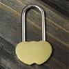 40mm Love lock tourist attraction ing lock concentric lock wedding lock cannot be opened Engraved Double Heart Lock
