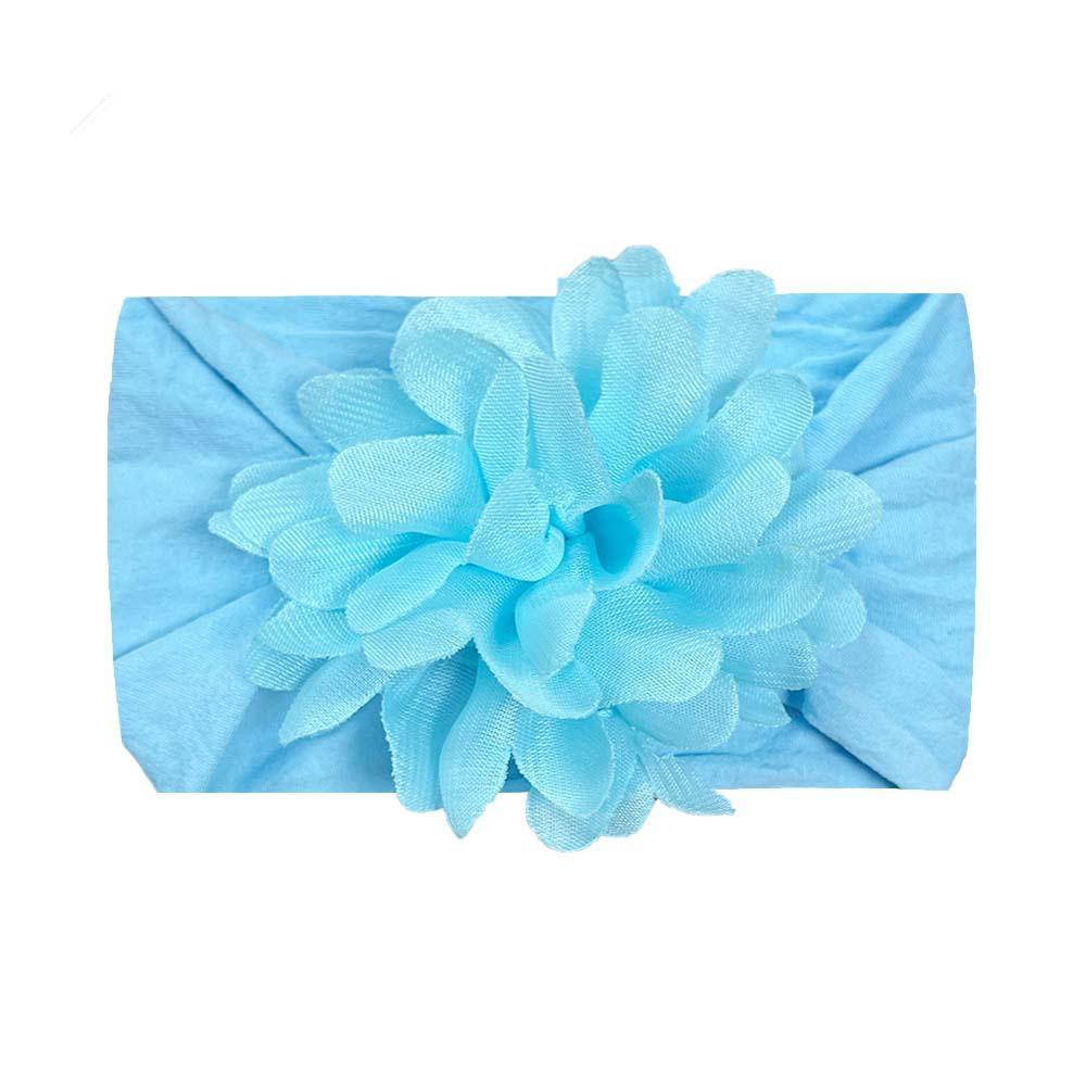 Chiffon Flower Baby Girls Headbands Soft Elastic Nylon Hairbands Baby Bows Hair Accessories for Baby Girls Newborns Infants