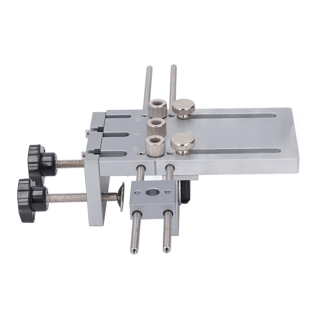 Drilling Guide Power Tool 3 in 1 Aluminium Alloy Self Centering Handheld Dowel Jig for Woodworking