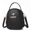 Chic Pu Leather Mini Tote Bag Stylish Dual Zip Crossbody/Purse, Perfect for Daily Essentials Sleek Gold Hardware Versatile Strap