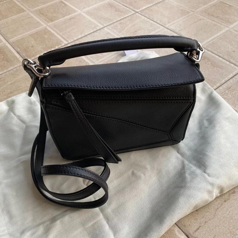 Geometric Mini Diamond Soft Leather Women's Crossbody Handbag